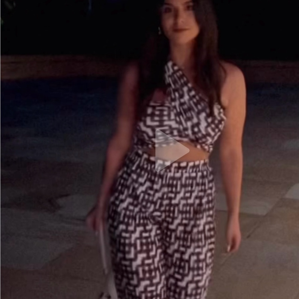 Hello Molly Monochrome Patterned Jumpsuit